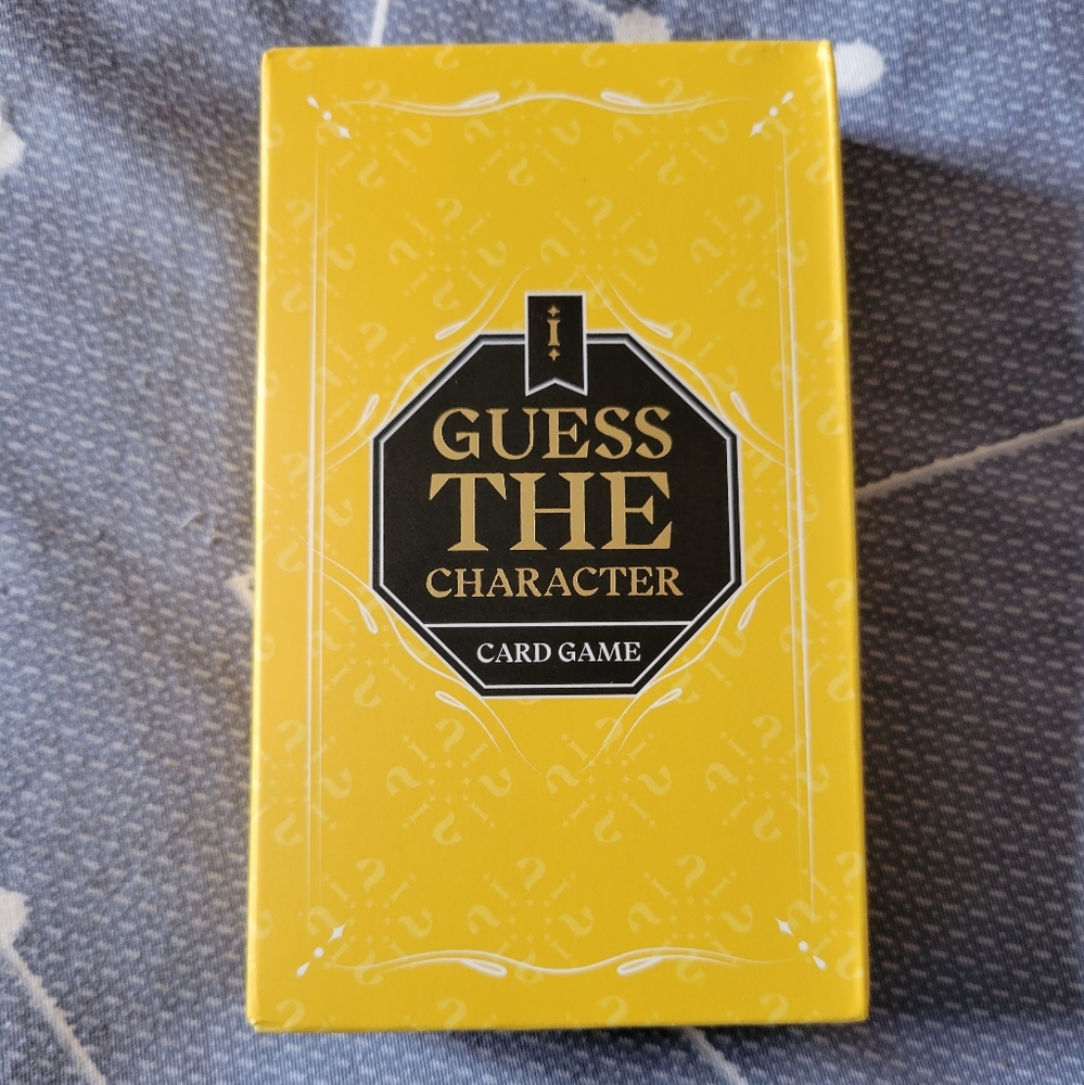 Illumicrate Guess the Character card game from YA books like Fairyloot Owlcrate